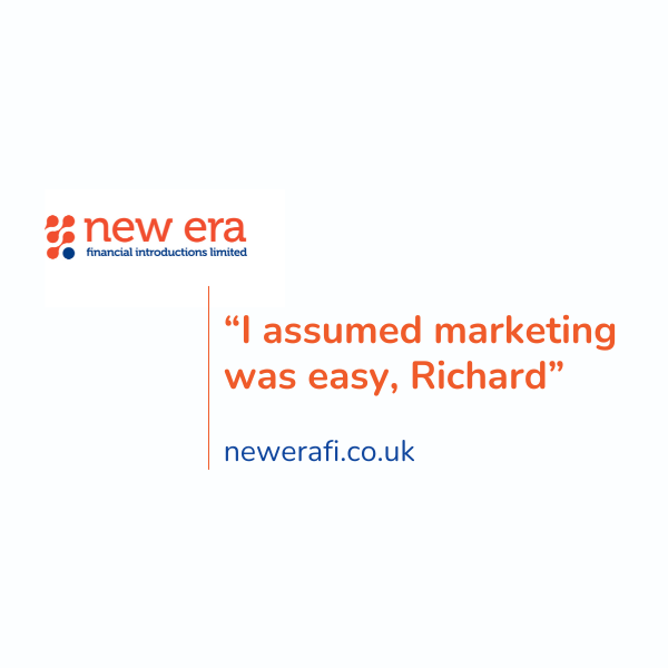 I assumed marketing was easy Richard