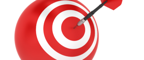 content hitting the target